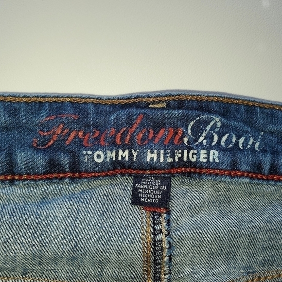 Tommy Hilfiger Vintage Sz 4L bootcut distressed leg hems X long | GUC - Picture 8 of 10